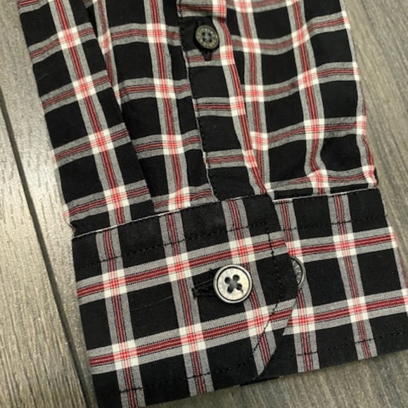 Zadig & Voltaire Thibault Plaid Cotton Shirt Size S NWT - Picture 7 of 10